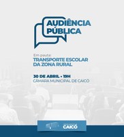 Situação do Transporte Escolar será debatida na Câmara de Vereadores de Caicó